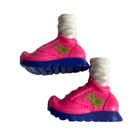 Bratz Footwear Hot Pink Sneakers with B on side - Picture 1 of 3